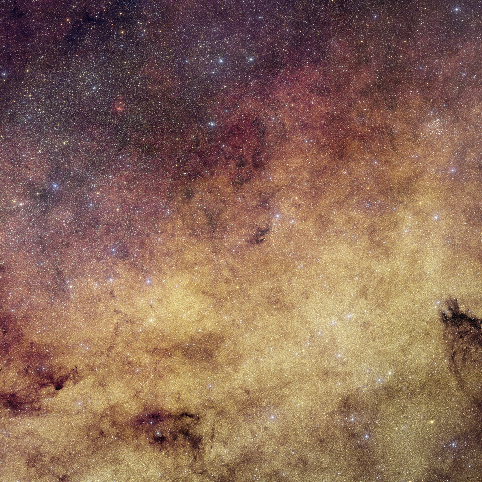 ESA Euclid telescope mosaic of the Milky Way galactic bulge released June 24, 2026 — the largest and most detailed visible-light image of the Milky Way's central region ever made, showing over 60 million individual stars, nebulae, and star clusters across 4.8 square degrees of sky near the Galactic Centre