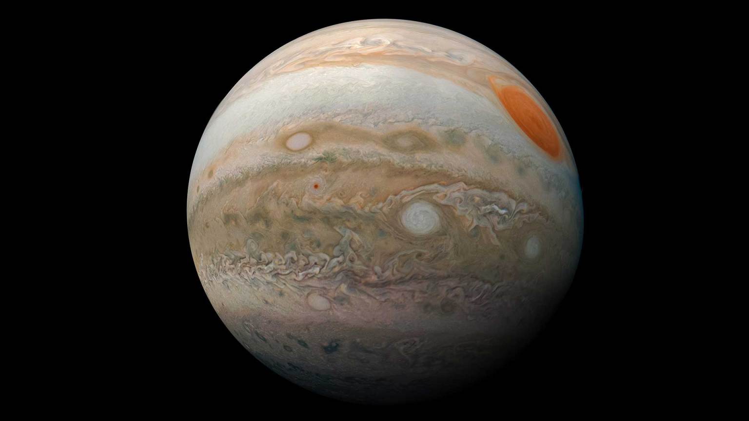 Jupiter showing cloud bands and the Great Red Spot — best telescope views in May 2026
