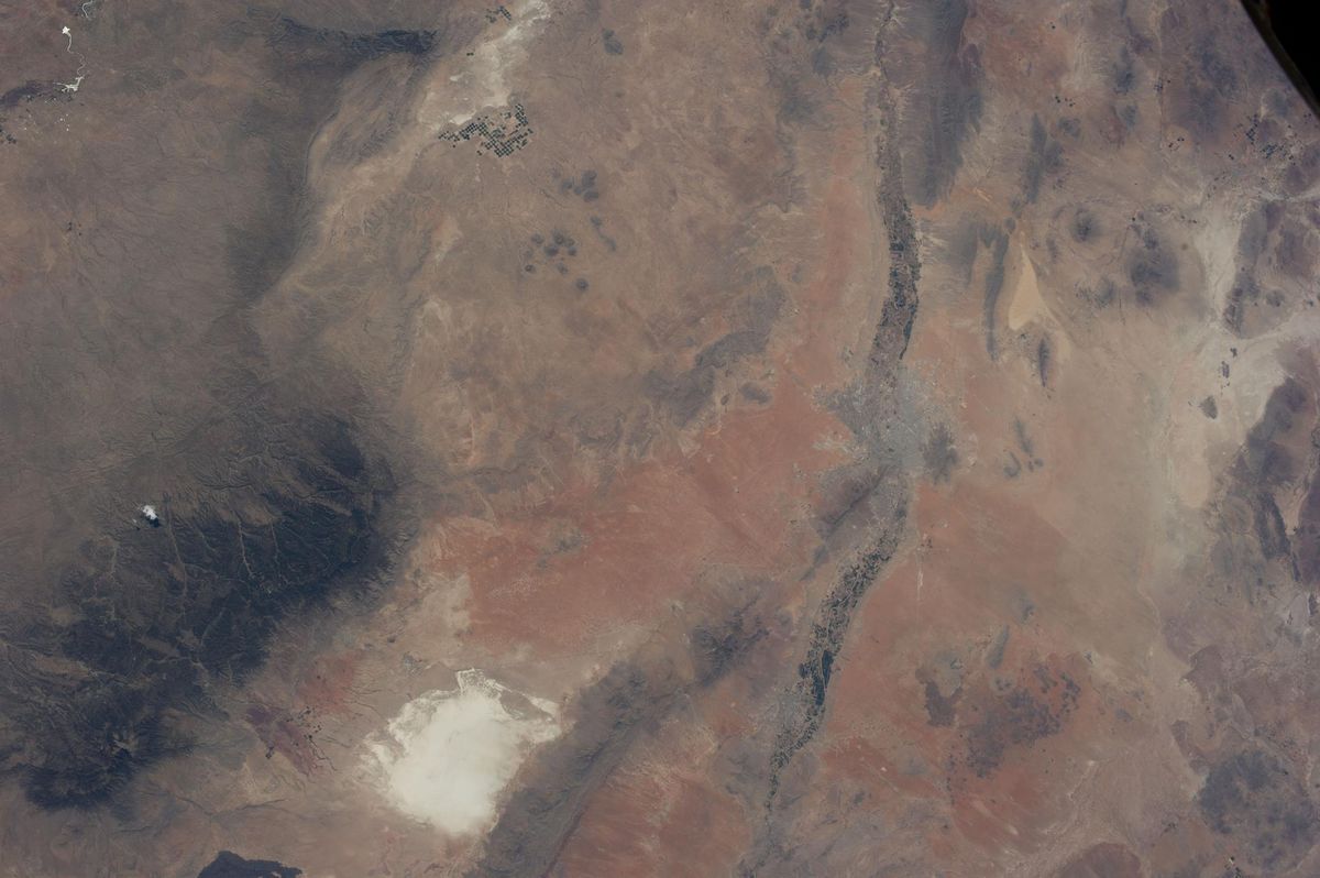 Big Bend National Park and the Rio Grande photographed from the International Space Station