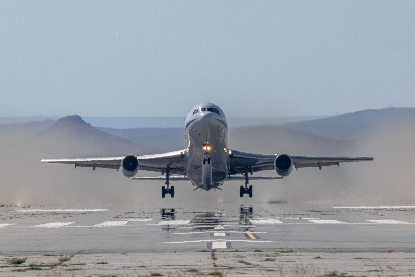 Northrop Grumman's Pegasus XL rocket on the Stargazer L-1011 carrier aircraft — the air-launched rocket that carried Katalyst Space's LINK spacecraft to orbit for the NASA Swift boost mission