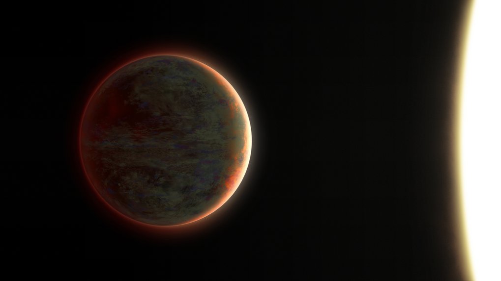Artist's impression of WASP-121b — the ultra-hot Jupiter exoplanet 858 light-years away in Puppis, whose permanent dayside is heated to 2,500°C by its F6V host star. WASP-121b's atmospheric asymmetry was revealed by the James Webb Space Telescope in June 2026, showing dramatically different chemistry between its morning and evening terminators