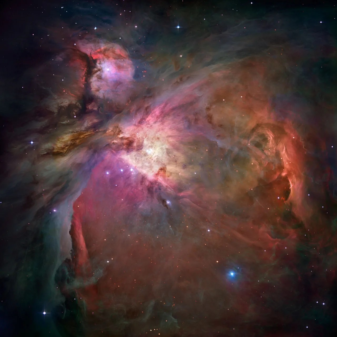 Orion Nebula seen through a telescope inspiring beginners to learn how to set up and use a telescope for the first time