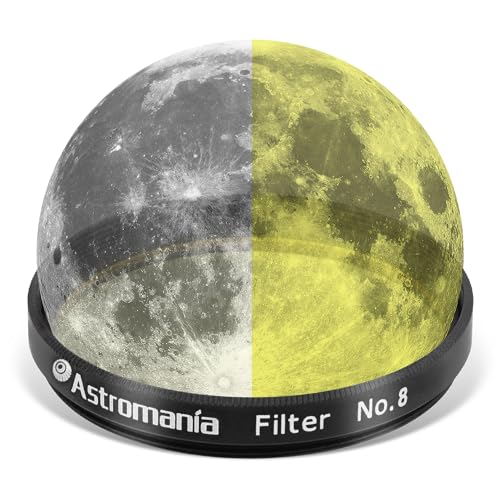 Astromania #8 Yellow planetary filter 2 inch for telescope