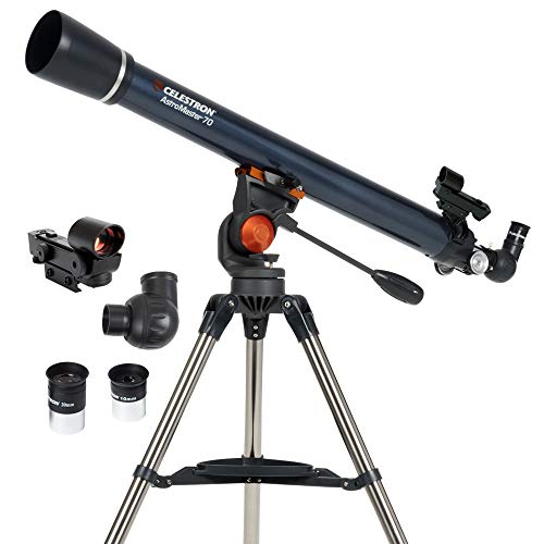 Celestron AstroMaster 70AZ &mdash; best first refractor telescope under $200