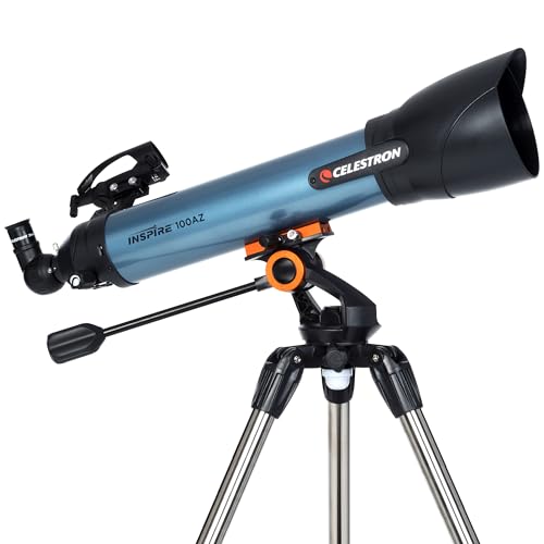 Celestron Inspire 100AZ telescope on its alt-azimuth mount