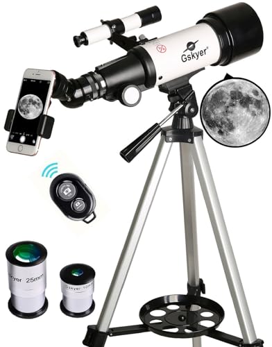 Gskyer 70mm AZ refractor &mdash; best telescope under $200 for kids