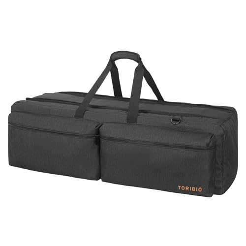 TORIBIO 35 inch padded telescope bag with side pockets